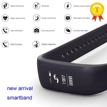 2017 Новейший Смарт-Браслет Монитор Сердечного Ритма SmartBand браслет Bluetooth 4.0 Трекер Активности поддержка denish шведский язык