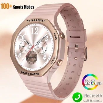2023 Новые модные женские смарт-часы с Bluetooth-вызовом, женские спортивные часы, женские 100 + спортивных режимов, водонепроницаемые женские смарт-часы для фитнеса