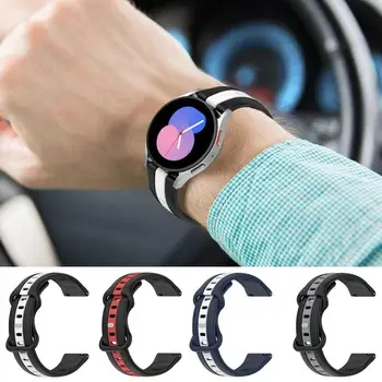 22-миллиметровый ремешок для часов Huawei Watch GT3, мягкий силиконовый браслет, замена браслета, двухцветный ремешок для часов с пряжкой-бабочкой