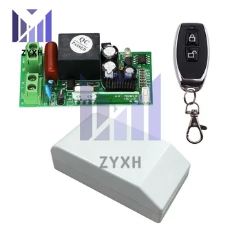433 МГц Беспроводной пульт дистанционного управления AC220V 1-канальный релейный модуль Приемник для изучения кода радиочастотный передатчик для светодиодных ламп DIY