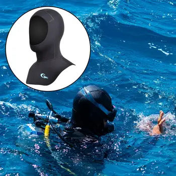 5 мм неопрена подводное плавание гидрокостюм дайвинг капот капот водонепроницаемый шапочка для плавания шапочка для водных видов спорта, каноэ серфинг подводное плавание