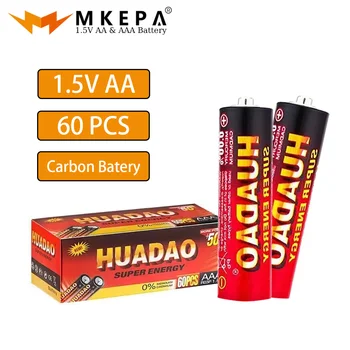 Huadao 1.5 V AA Одноразовая Щелочная Сухая Батарея для Светодиодной Игрушки Mp3-Камеры Со Вспышкой Бритвы CD-Плеера Беспроводной Мыши Клавиатуры
