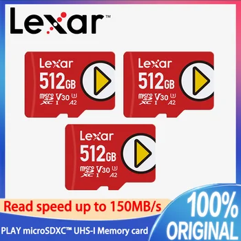 Lexar карта памяти PLAY microSDXC Карта Micro SD Карта 1 ТБ 512 ГБ 256 ГБ 128 ГБ флэш-карта телефона карта памяти Игровой консоли карта памяти