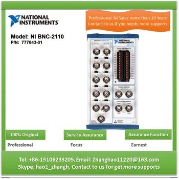 NI BNC-2110 777643-01 Экранированный Соединительный блок для 68-контактных разъемов серий M, S и B.