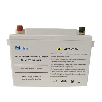 Аккумулятор CNNTNY Lifepo4 12V 50AH литийполимерные батареи для домашней системы электроснабжения