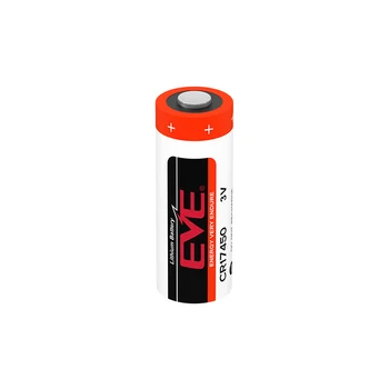 Аккумулятор EVE CR17450, неперезаряжаемый литиевый аккумулятор 3 В 2,4 Ач для оборудования пожарной сигнализации
