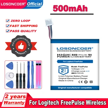 Аккумулятор LOSONCOER 500mAh для беспроводной гарнитуры Logitech FreePulse