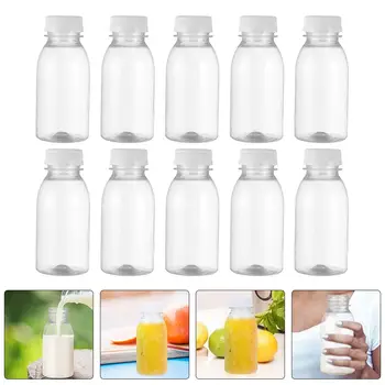Бутылки Прозрачный контейнер для воды в бутылках Холодильник для сока и молока Портативный Мини-холодильник для напитков, пустые крышки для напитков, контейнеры для напитков оптом