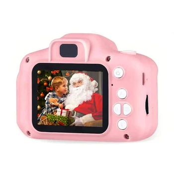 Детская мини-цифровая камера 1080P + 32 ГБ TF-карта, USB-кард-ридер для детей