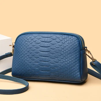 Женская маленькая сумка через плечо с рисунком крокодиловой кожи, модная Дизайнерская сумка через плечо, женский кошелек из высококачественной искусственной кожи, сумка-мессенджер