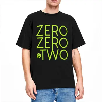 Забавная классическая футболка Zero Zero Two Pickleball Для мужчин и женщин, хлопковые футболки с круглым воротником и коротким рукавом, подарочная одежда