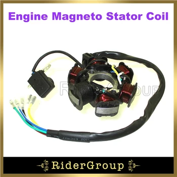 Катушка статора магнето двигателя для 50-кубовых 110-кубовых 125кубовых деталей для электрического стартера Pit Dirt Bike ATV Quad Go Kart