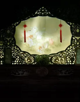 Китайское традиционное окно, фарфоровый узел, фотофоны, реквизит для фотосъемки, студийный фон 5x7ft