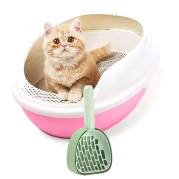 Лопатка для кошачьего туалета, инструмент для чистки домашних животных, пластиковый совок, кошачий песок, чистящие средства, туалет для собак, Ложки для корма, принадлежности для кошек