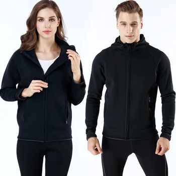 Мужская одежда для дайвинга из теплого неопрена толщиной 2 мм, свободного спортивного пальто с длинным рукавом, куртка с капюшоном на молнии для мужчин и женщин