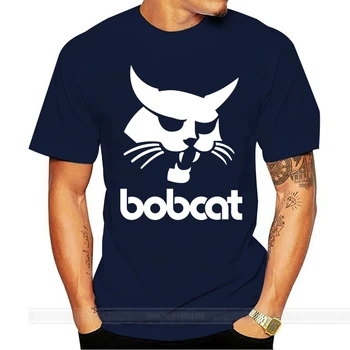Мужская футболка с логотипом Bobcat Heavy Equipment, футболка, размеры S, M, L, Xl, 2Xl, 3Xl хлопковая футболка, мужская летняя модная футболка, размер евро