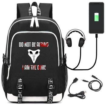 Новая игра SCP Secure Contain Protect USB Рюкзак Mochila Женский Мужской Рюкзак Дорожные сумки Косплей Студенческие Школьные сумки Сумка для книг