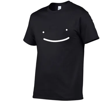 Новая летняя мужская футболка 2023 Dream Smp с принтом, модная однотонная мужская повседневная хлопковая мужская уличная футболка с короткими рукавами