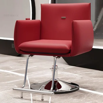 Новые легкие роскошные парикмахерские кресла для парикмахерского салона, Парикмахерское кресло для макияжа, Парикмахерские косметические стулья, креативное кресло для стрижки волос в отеле
