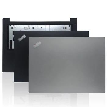 Оригинальная металлическая задняя крышка с ЖК-дисплеем/подставка для рук для Lenovo ThinkPad E480 E485 E490 Задняя верхняя крышка черный/серый