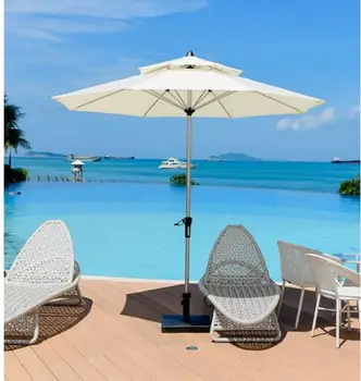 Открытый зонт от солнца, зонт от солнца, балкон, зонт, сад, внутренний двор, пляжный столик и стул с зонтиком, терраса, магазины посередине