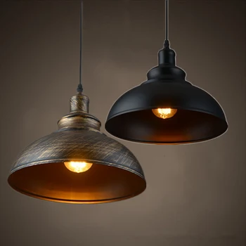 Промышленный подвесной светильник Кухонные приспособления Ретро Железные подвесные светильники для столовой Подвесной ресторанный светильник в стиле лофт