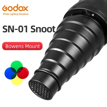 Профессиональные студийные светильники Godox SN-01 Bowens Mount large Snoot для Godox S-Type DE300 SK400 II