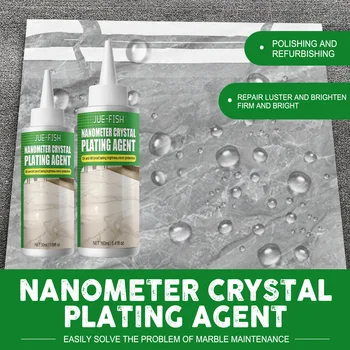 Средство для покрытия камня кристаллами, полирующее мрамор нанокристаллическое жидкое осветляющее средство для восстановления царапин на плитке