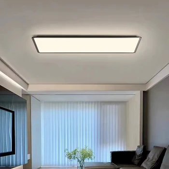 Ультратонкие современные светодиодные потолочные светильники для гостиной, спальни, кабинета, коридора, потолочный светильник, светодиодная потолочная лампа для внутреннего освещения