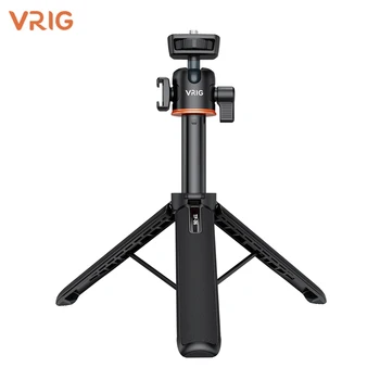 Штатив-трипод VRIG TP-06 Selfie Stick Из Алюминиевого Сплава с Винтом 1/4 дюйма Для Крепления Холодного Башмака с возможностью поворота на 360 ° Грузоподъемностью 1,5 кг
