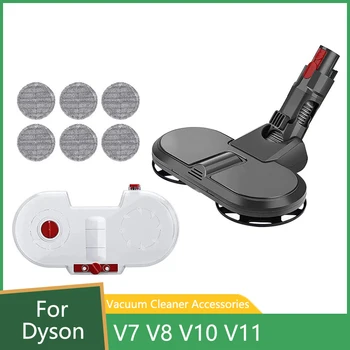 Электрическая Насадка Для Сухой и Влажной Уборки Швабры Dyson V7 V8 V10 V11 Аксессуары Для Беспроводного Пылесоса с Резервуаром Для Воды Салфетка Для Швабры