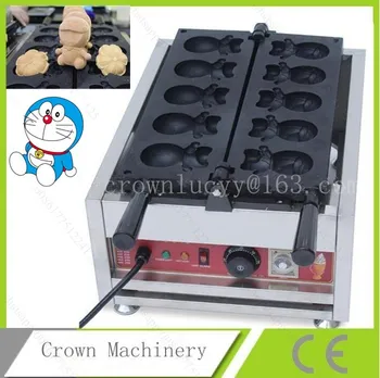 Электрическая автоматическая вафельница в форме мультяшного Дораэмона; печь для выпечки вафель