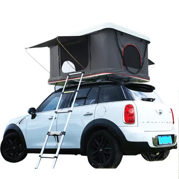 палатка на крыше tienda de campaña, небольшой автомобиль для самостоятельной поездки на открытом воздухе, палатка на крыше с твердой оболочкой
